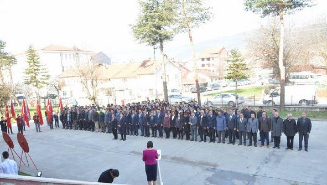 İlçemizde 18 Mart Çanakkale Zaferi ve Şehitleri Anma Günü Programı Yapıldı