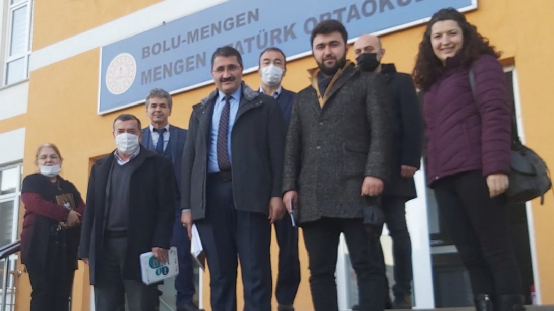 İlçemiz Mengen Atatürk Ortaokulunda Müdürler Kurulu Toplantısı Yapıldı