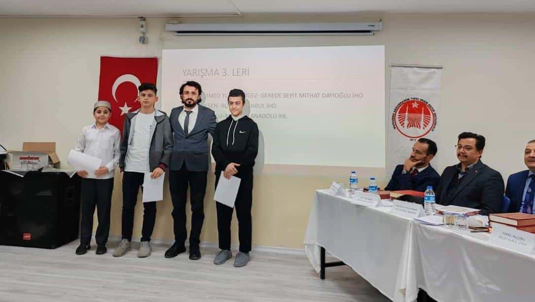 Mengen Anadolu İmam-Hatip Lisesi Başarılarına Bir Yenisini Ekledi