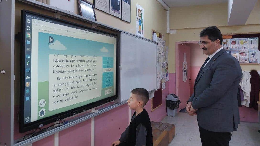 İlçe Milli Eğitim Müdürümüz Salih Celepci Mengen Cumhuriyet İlkokulunu Ziyaret Etti