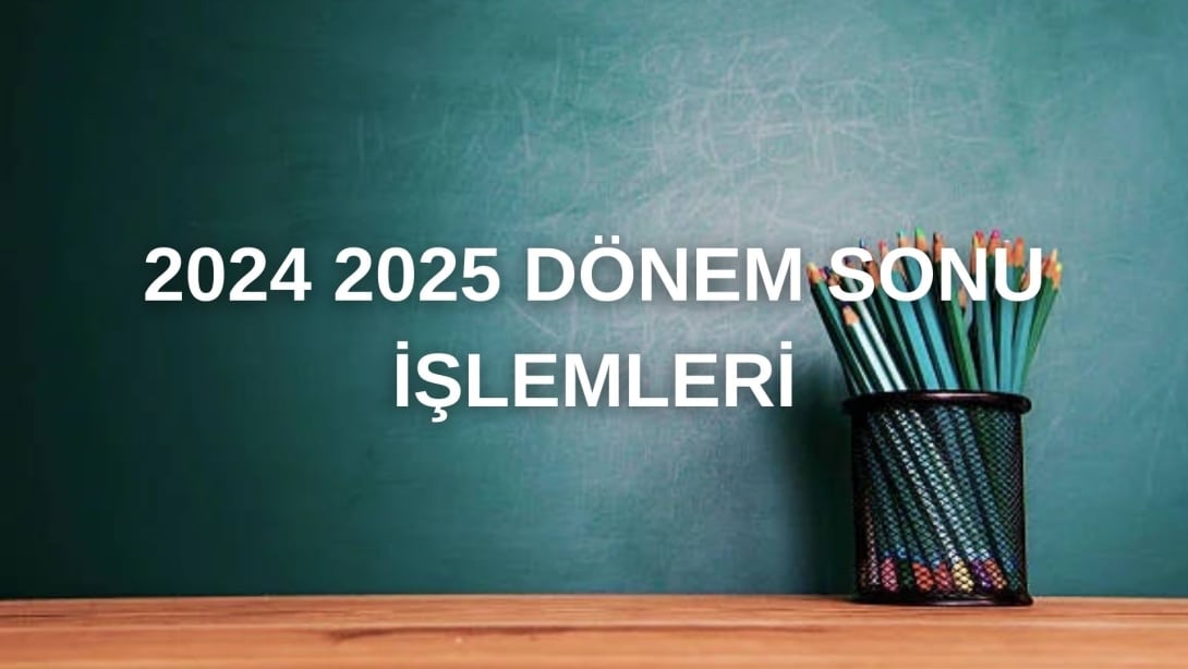 ÖRNEK DÖNEM SONU İŞLEMLERİ